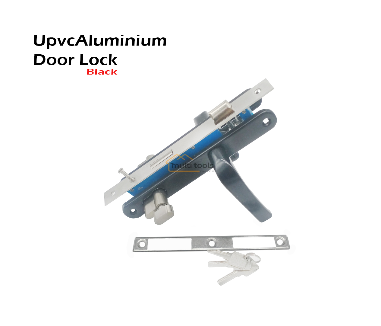 Upvc/Aluminium Door Lock (Black)